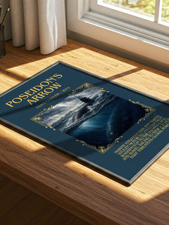 Poseidon's Arrow Minimalist Book Poster by Clive Cussler – image 4
