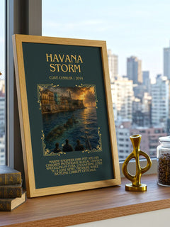 Havana Storm Minimalist Book Poster by Clive Cussler – image 3