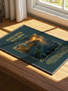 Havana Storm Minimalist Book Poster by Clive Cussler – image 4