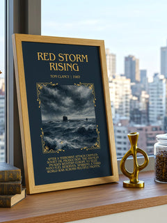 Red Storm Rising Minimalist Book Poster by Tom Clancy – image 3