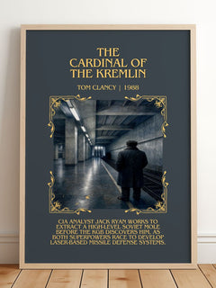 The Cardinal of the Kremlin Minimalist Book Poster by Tom Clancy – image 2