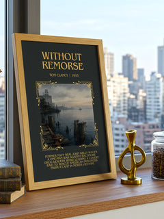 Without Remorse Minimalist Book Poster by Tom Clancy – image 3