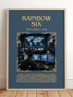 Rainbow Six Minimalist Book Poster by Tom Clancy – image 2