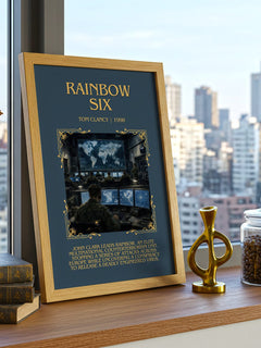 Rainbow Six Minimalist Book Poster by Tom Clancy – image 3