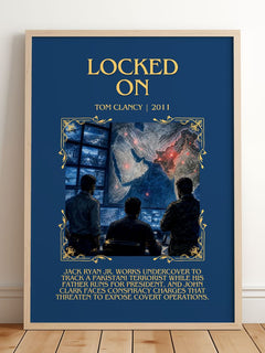 Locked On Minimalist Book Poster by Tom Clancy – image 2