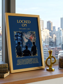 Locked On Minimalist Book Poster by Tom Clancy – image 3