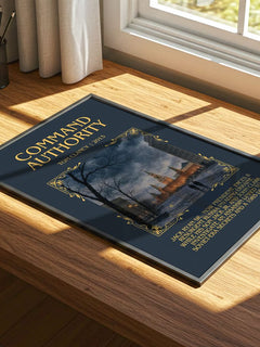 Command Authority Minimalist Book Poster by Tom Clancy – image 4