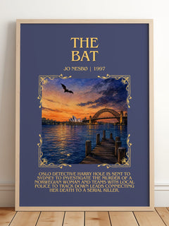 The Bat Minimalist Book Poster by Jo Nesbø – image 2