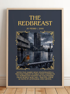 The Redbreast Minimalist Book Poster by Jo Nesbø – image 2