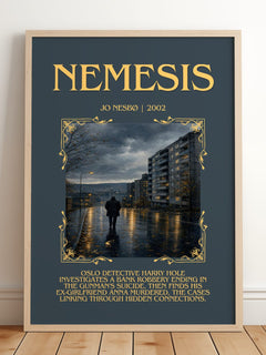 Nemesis Minimalist Book Poster by Jo Nesbø – image 2