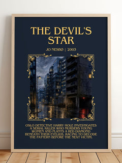 The Devil's Star Minimalist Book Poster by Jo Nesbø – image 2