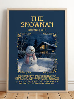 The Snowman Minimalist Book Poster by Jo Nesbø – image 2