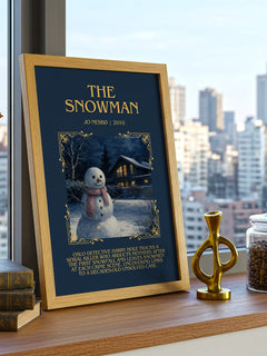 The Snowman Minimalist Book Poster by Jo Nesbø – image 3