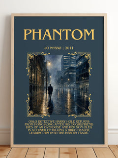 Phantom Minimalist Book Poster by Jo Nesbø – image 2