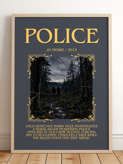 Police Minimalist Book Poster by Jo Nesbø – image 2