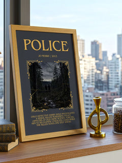 Police Minimalist Book Poster by Jo Nesbø – image 3