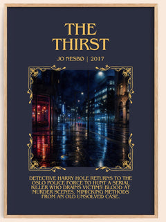 The Thirst Minimalist Book Poster by Jo Nesbø – image 1