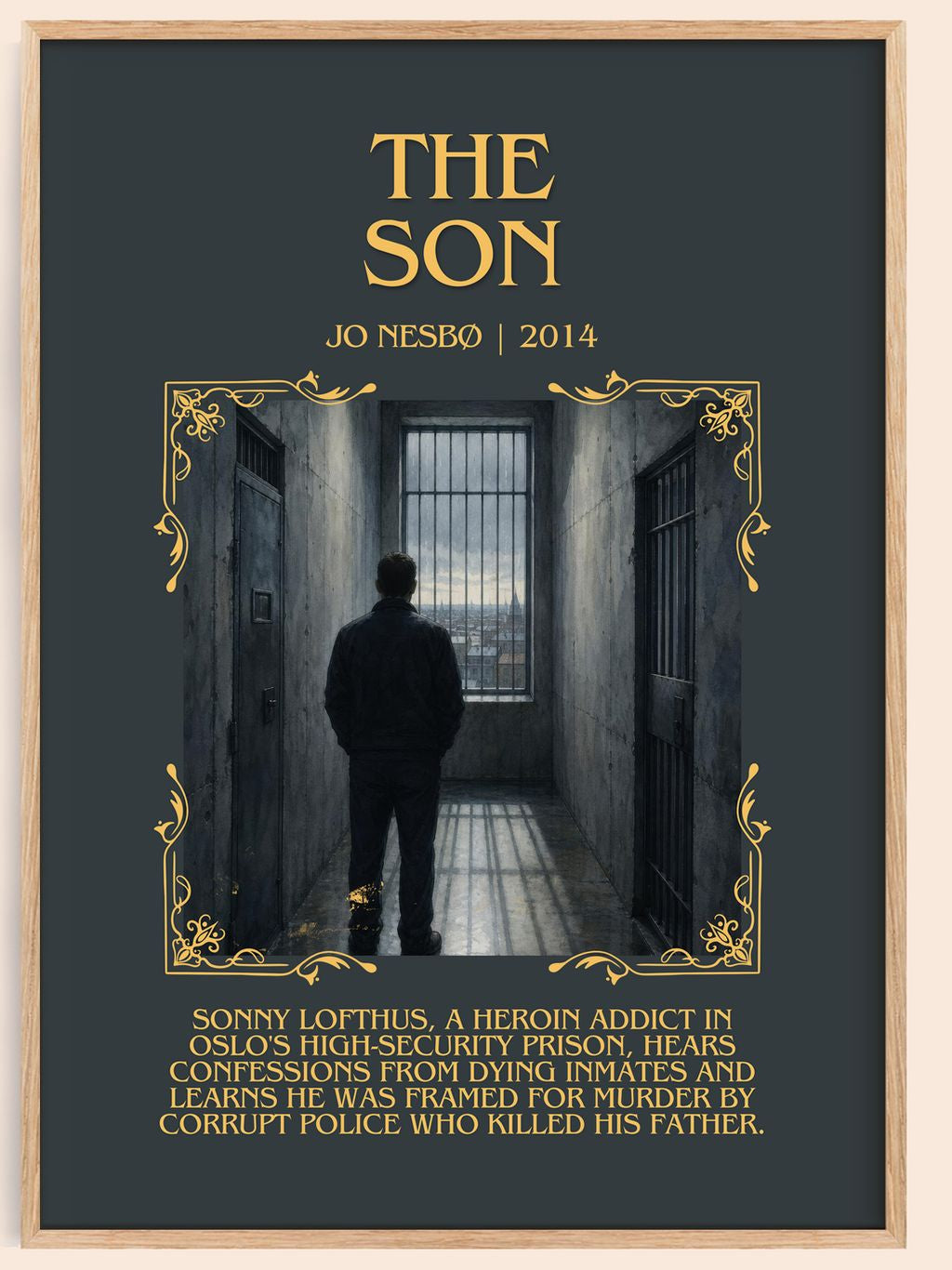 The Son Minimalist Book Poster by Jo Nesbø – book poster
