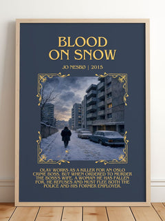 Blood on Snow Minimalist Book Poster by Jo Nesbø – image 2