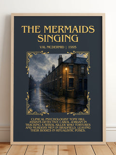 The Mermaids Singing Minimalist Book Poster by Val McDermid – image 2