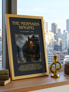 The Mermaids Singing Minimalist Book Poster by Val McDermid – image 3