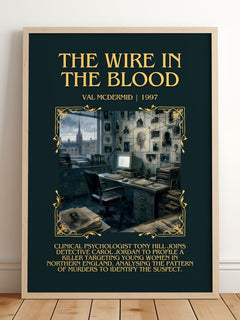 The Wire in the Blood Minimalist Book Poster by Val McDermid – image 2