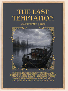 The Last Temptation Minimalist Book Poster by Val McDermid – image 1