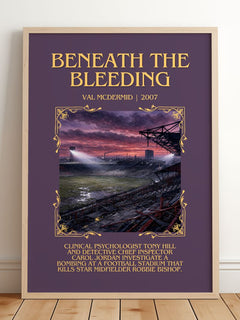 Beneath the Bleeding Minimalist Book Poster by Val McDermid – image 2