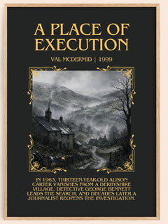 A Place of Execution Minimalist Book Poster by Val McDermid – image 1
