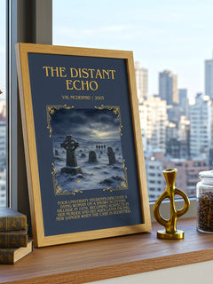The Distant Echo Minimalist Book Poster by Val McDermid – image 3