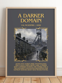 A Darker Domain Minimalist Book Poster by Val McDermid – image 2