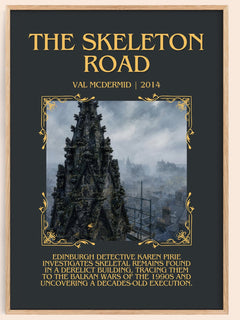 The Skeleton Road Minimalist Book Poster by Val McDermid – image 1