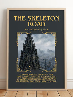 The Skeleton Road Minimalist Book Poster by Val McDermid – image 2