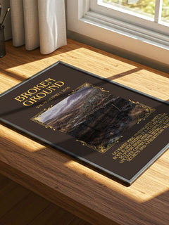 Broken Ground Minimalist Book Poster by Val McDermid – image 4