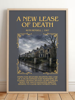 A New Lease of Death Minimalist Book Poster by Ruth Rendell – image 2