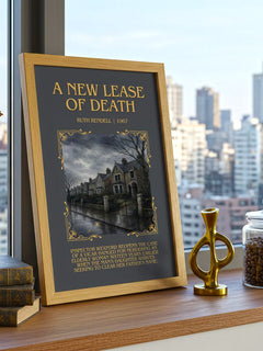 A New Lease of Death Minimalist Book Poster by Ruth Rendell – image 3