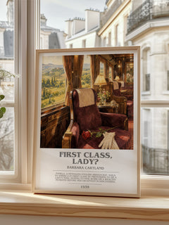 First Class, Lady? Bookish Wall Art by Barbara Cartland – image 2