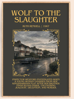 Wolf to the Slaughter Minimalist Book Poster by Ruth Rendell – image 1