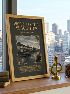 Wolf to the Slaughter Minimalist Book Poster by Ruth Rendell – image 3