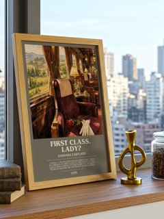 First Class, Lady? Bookish Wall Art by Barbara Cartland – image 3