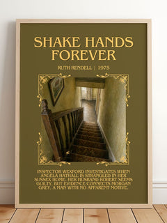 Shake Hands Forever Minimalist Book Poster by Ruth Rendell – image 2
