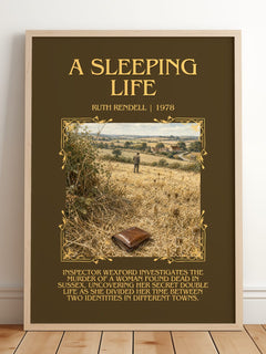 A Sleeping Life Minimalist Book Poster by Ruth Rendell – image 2