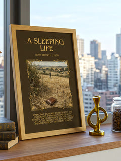 A Sleeping Life Minimalist Book Poster by Ruth Rendell – image 3