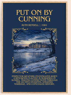 Put On by Cunning Minimalist Book Poster by Ruth Rendell – image 1