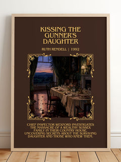 Kissing the Gunner's Daughter Minimalist Book Poster by Ruth Rendell – image 2