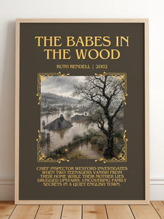 The Babes in the Wood Minimalist Book Poster by Ruth Rendell – image 2