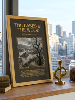 The Babes in the Wood Minimalist Book Poster by Ruth Rendell – image 3
