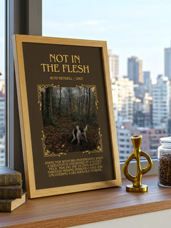 Not in the Flesh Minimalist Book Poster by Ruth Rendell – image 3
