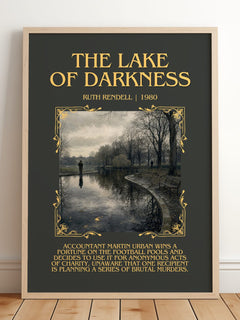 The Lake of Darkness Minimalist Book Poster by Ruth Rendell – image 2