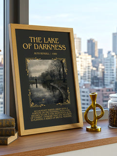 The Lake of Darkness Minimalist Book Poster by Ruth Rendell – image 3